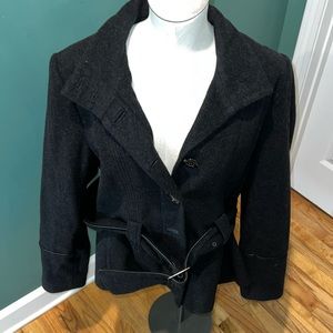 Women’s Kristen Blake XL button up jacket with belt